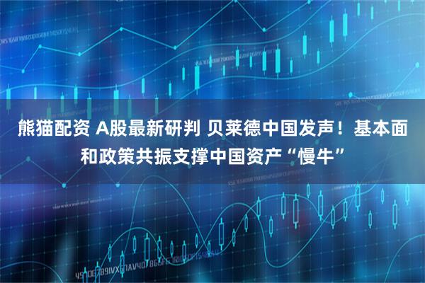 熊猫配资 A股最新研判 贝莱德中国发声！基本面和政策共振支撑中国资产“慢牛”